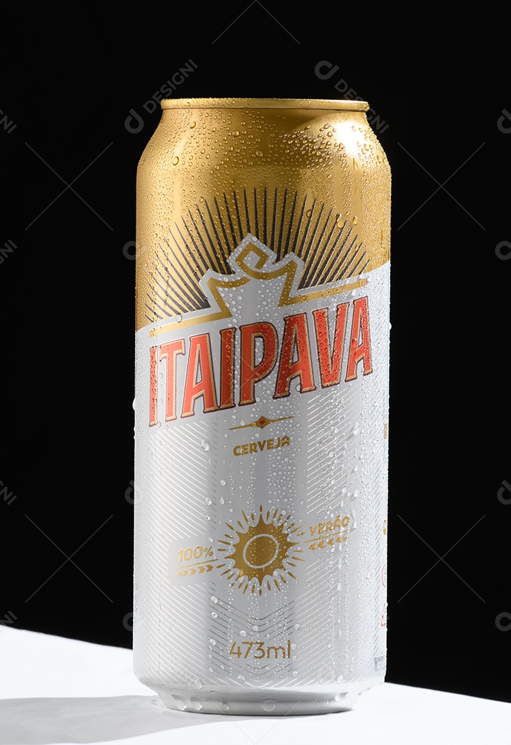 Lata de cerveja itapaiva gelada