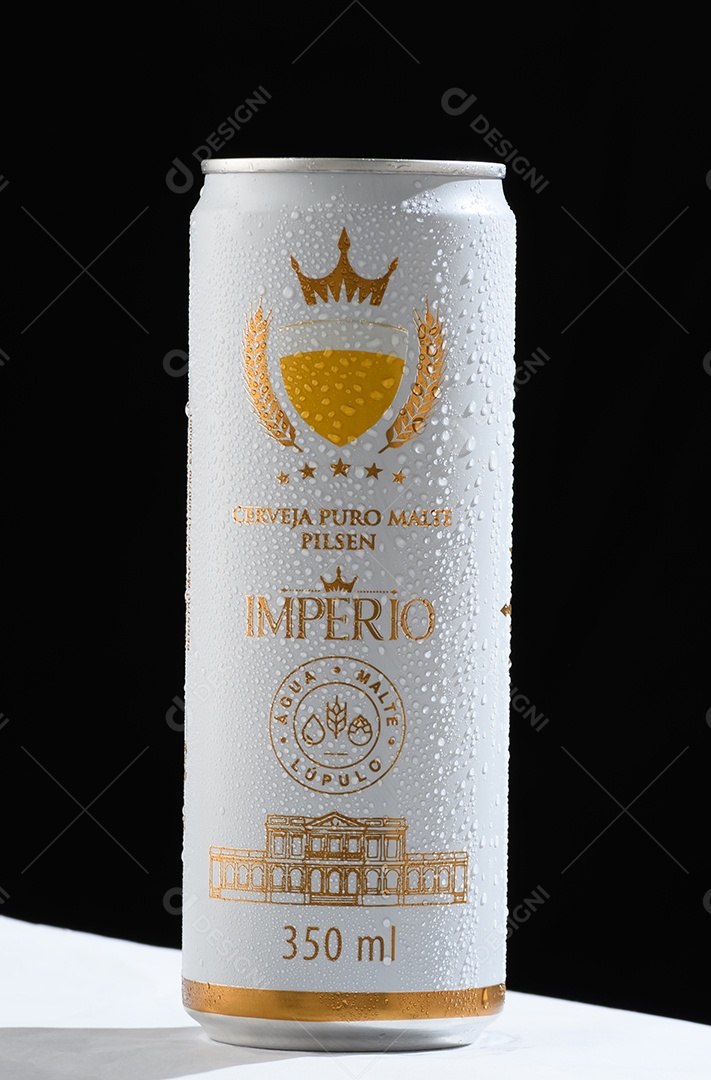 Lata de cerveja império