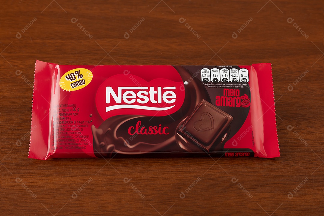 Barra de chocolate da nestlé