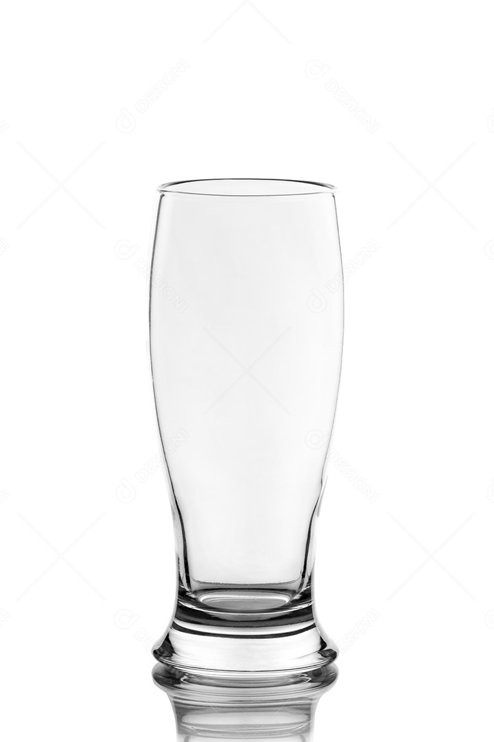 Um copo detalhado de vidro