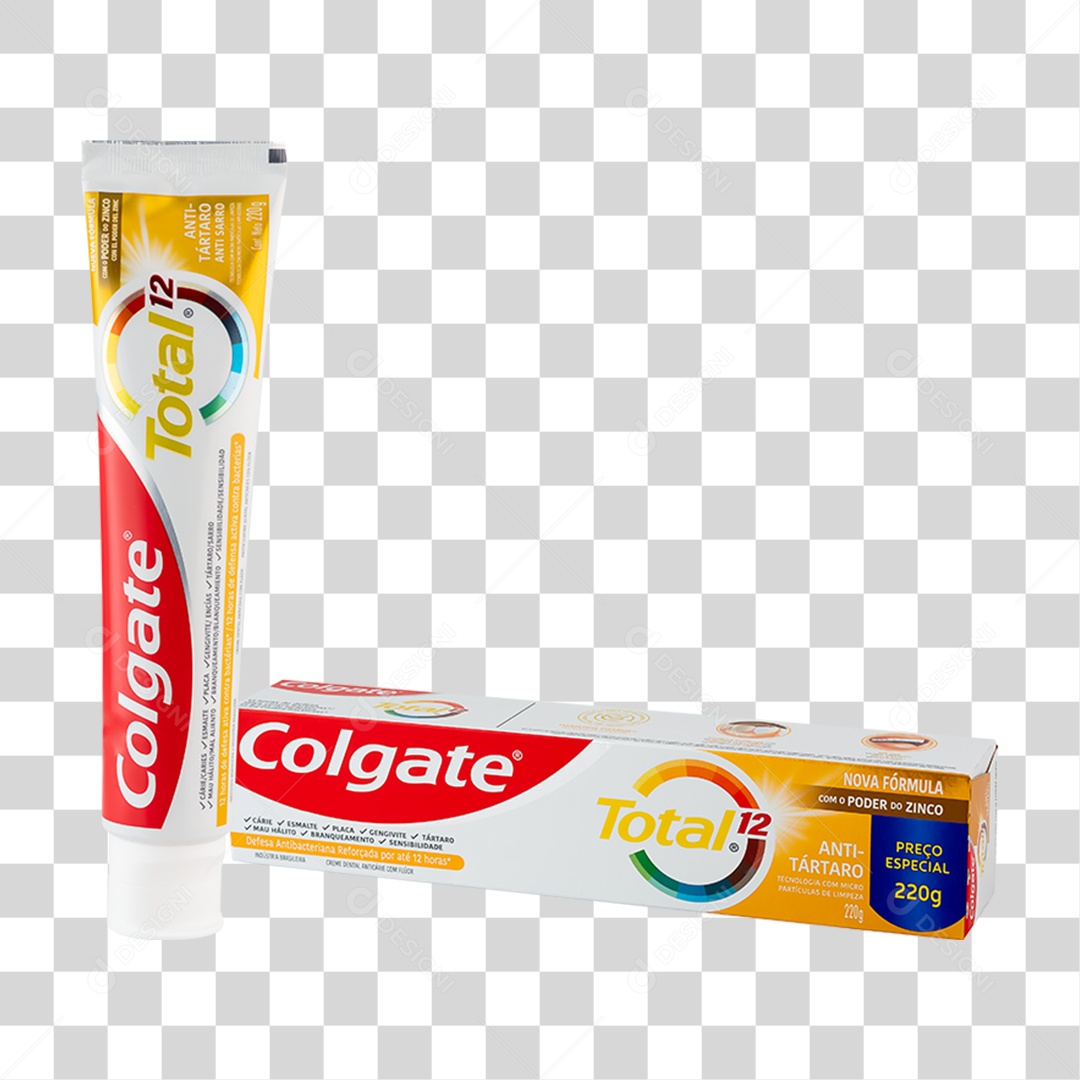Pasta de Dente Colgate PNG Transparente
