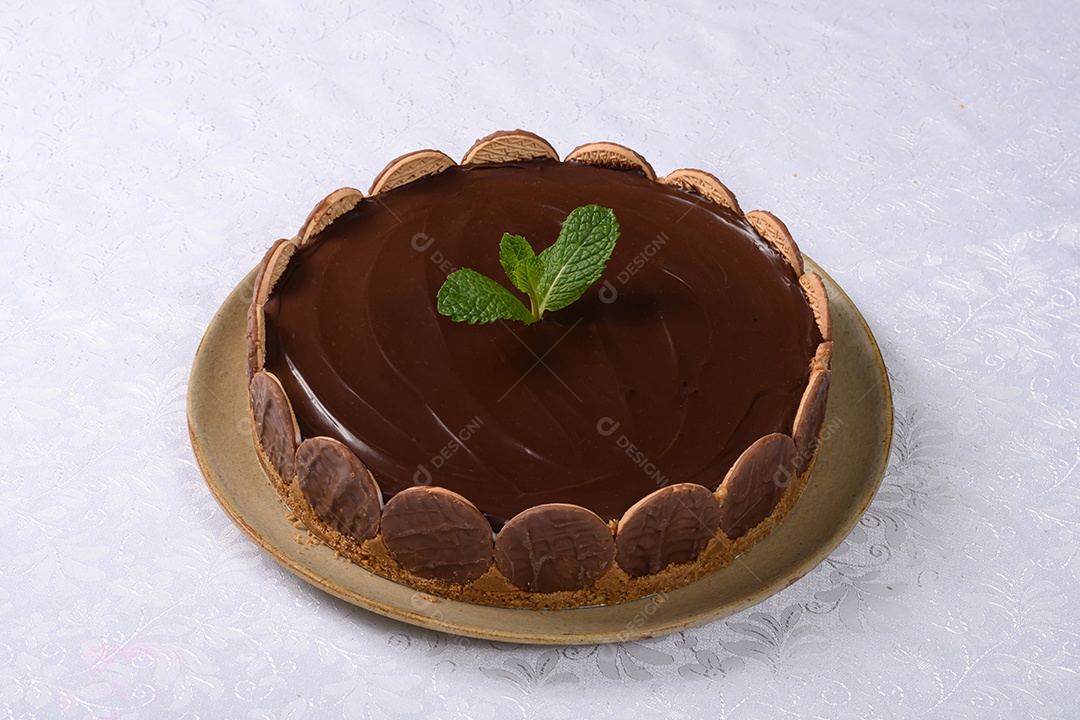 Torta deliciosa de chocolate