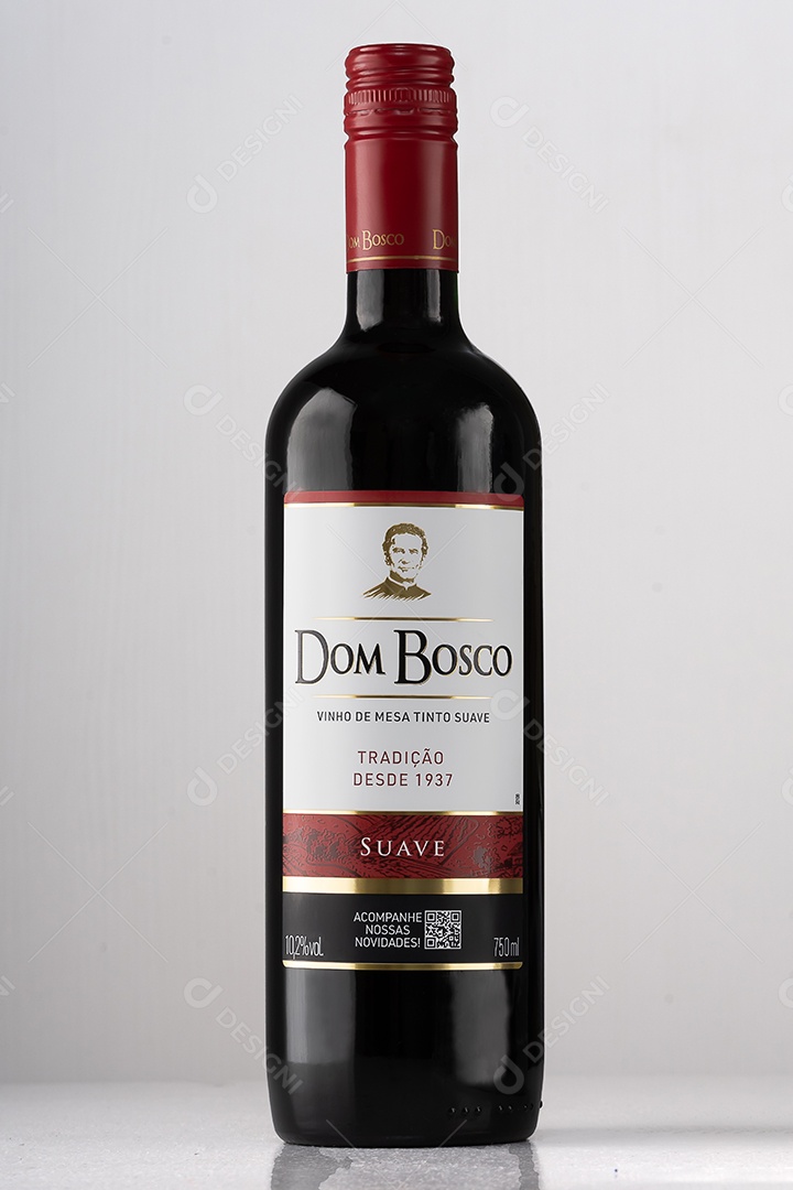 Garrafa de vidro de vinho