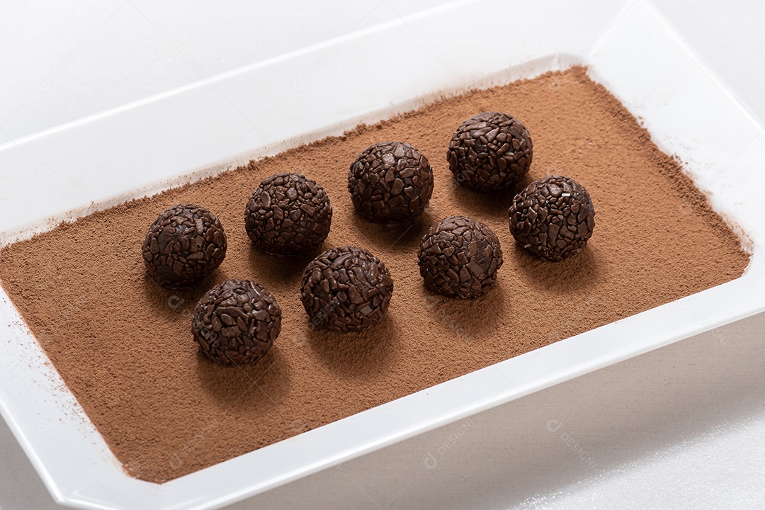 Deliciosos brigadeiros de chocolate