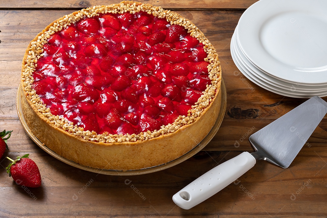 Uma perfeita torta de morango