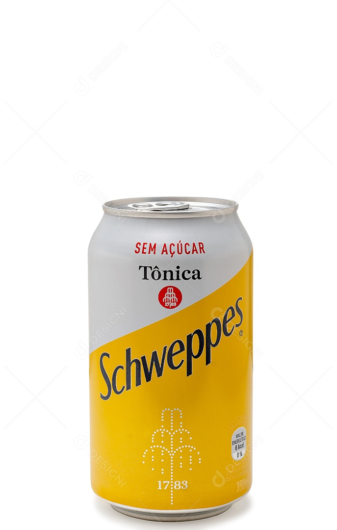 Lata de schweppes