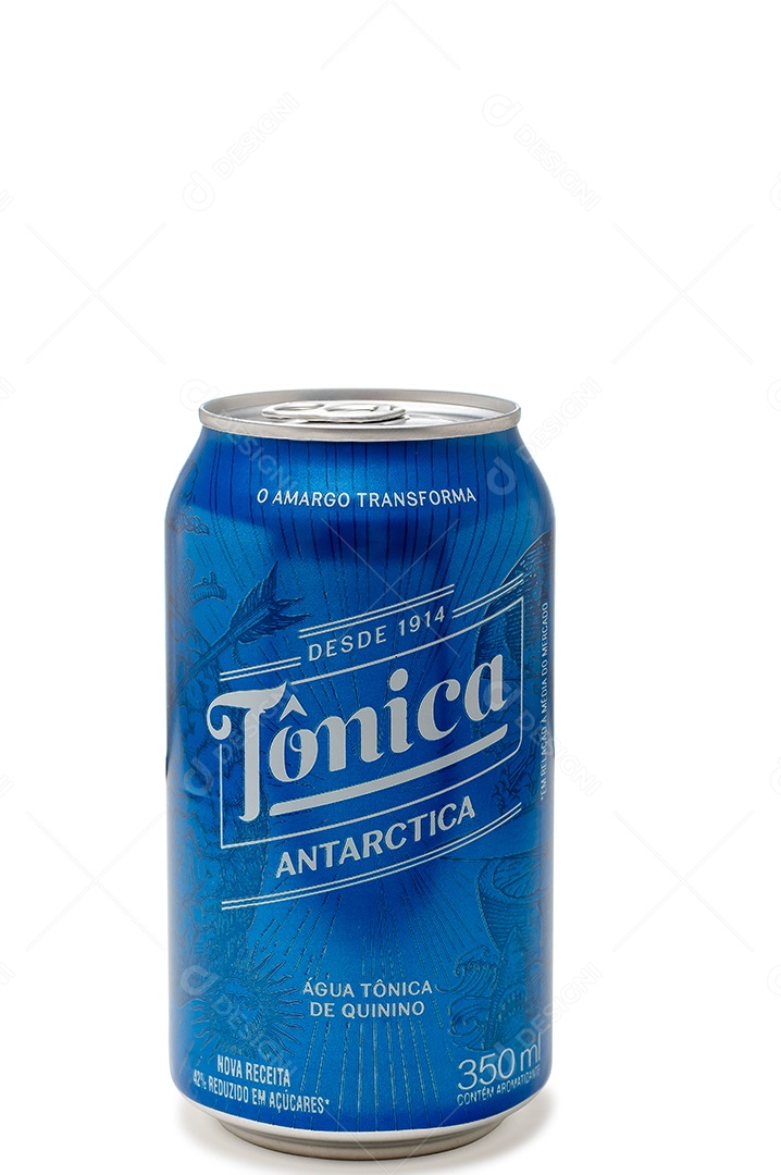 Lata de água tônica