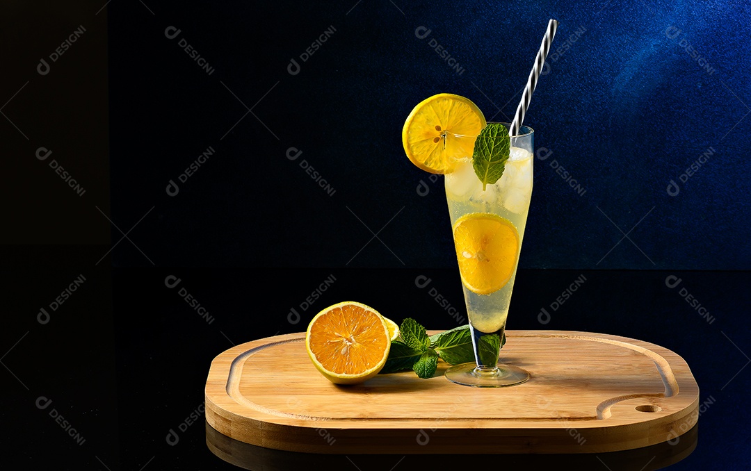 Taça de drink de laranja