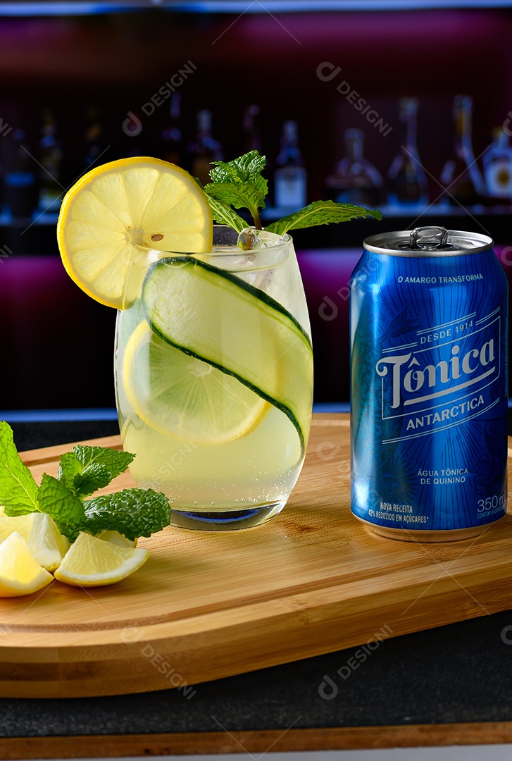 Caipirinha with tonic water