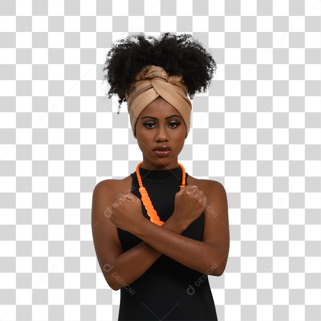 Mulher Morena PNG Transparente