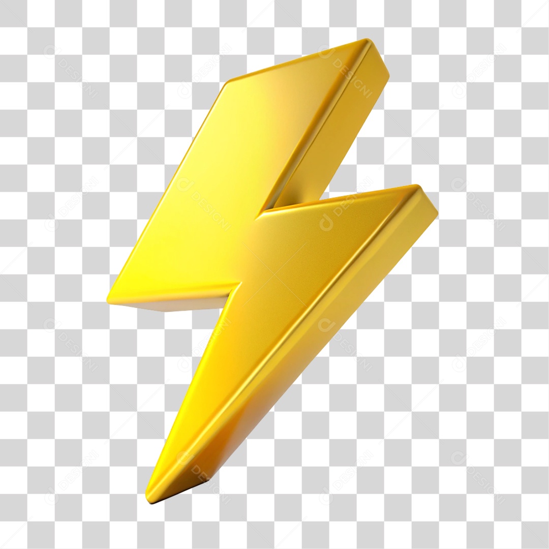 Elemento 3D Raio Cores PNG Transparente