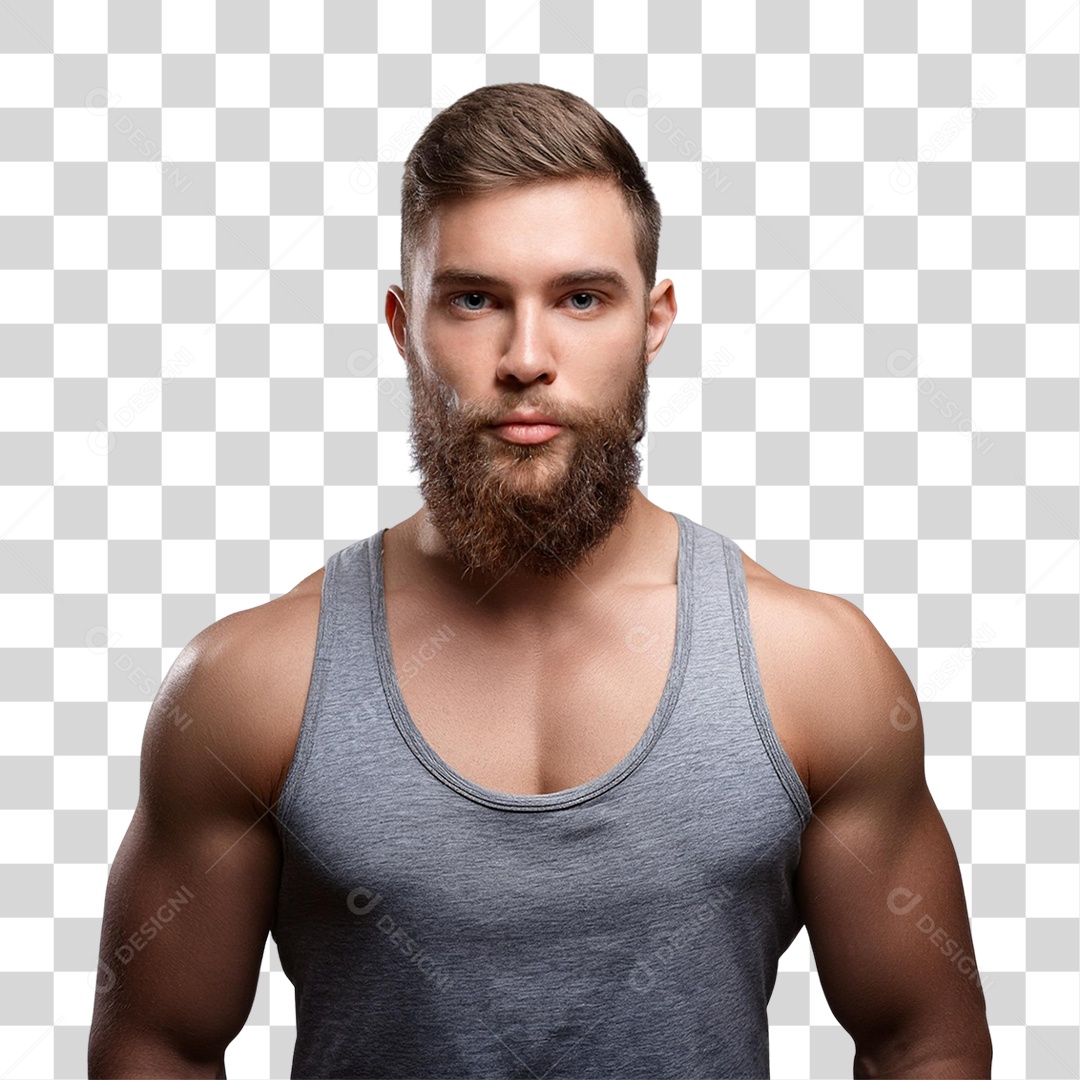Homem Musculoso PNG Transparente