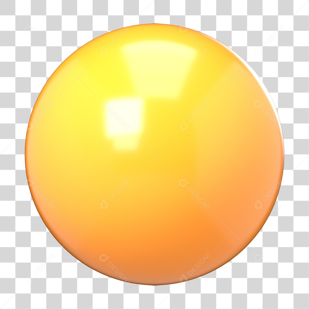 Circulo Amarelo Brilhante Para Composição PNG Transparente