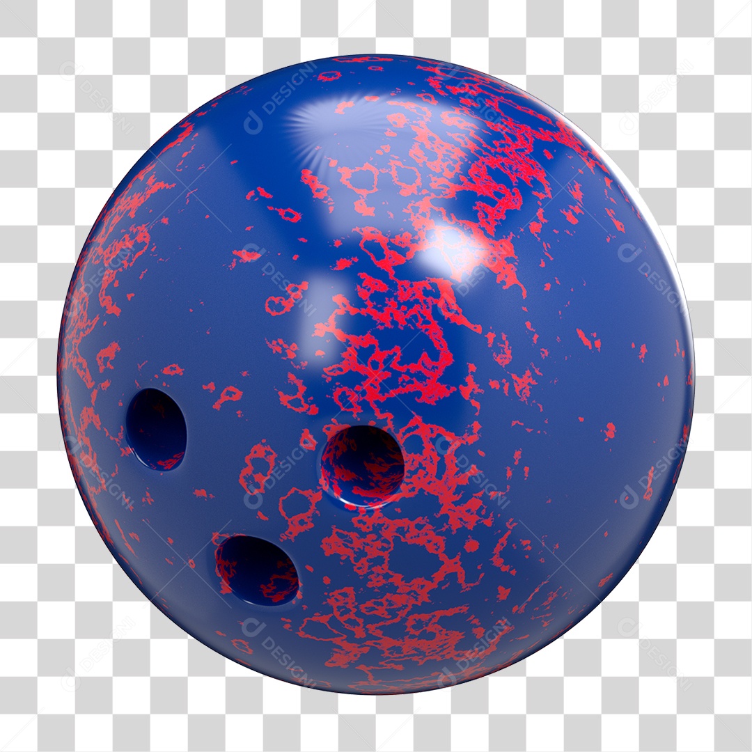 Bola de Boliche Para Composição PNG Transparente