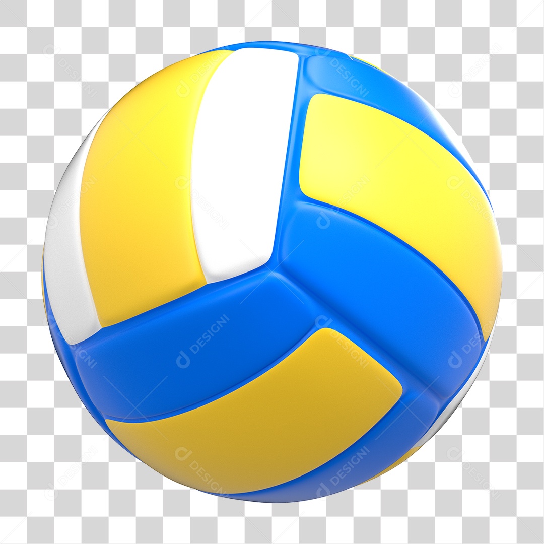 Bola de Vôlei PNG Transparente