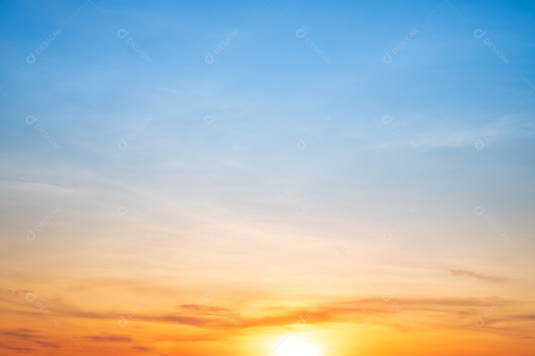 Fundo abstrato de céu com tons pastel