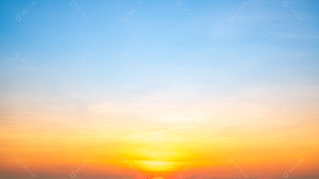 Céu perfeito ao amanhecer