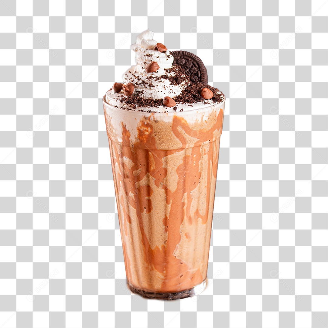 Delicioso Milk Shake PNG Transparente