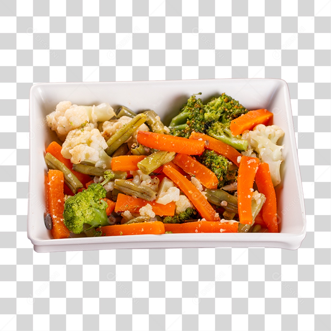 Prato de Legumes PNG Transparente