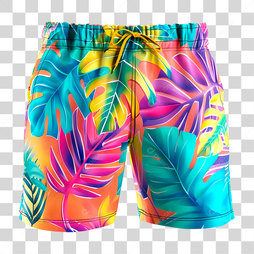 Short Estampado PNG Transparente