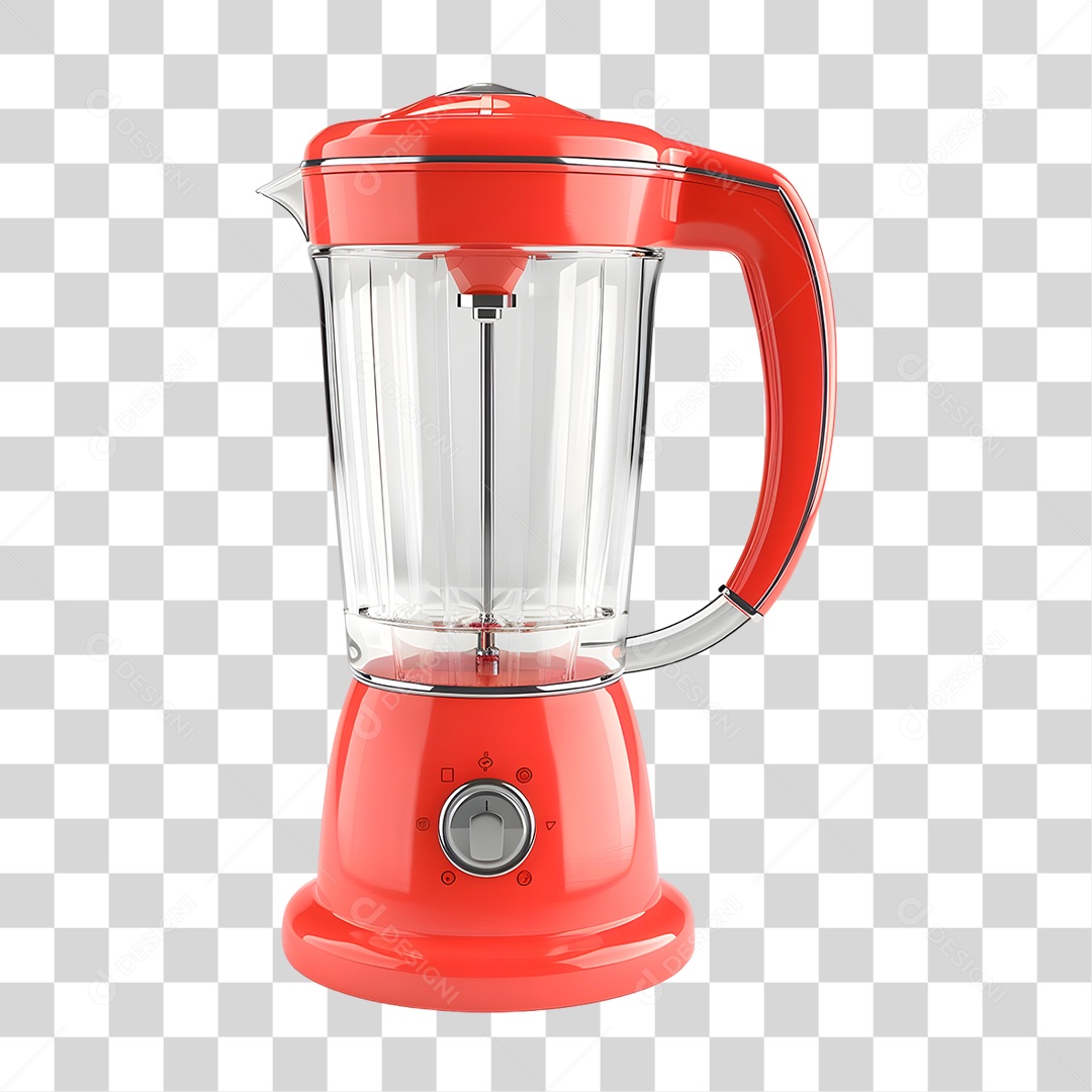 Liquidificador Vermelho PNG Transparente