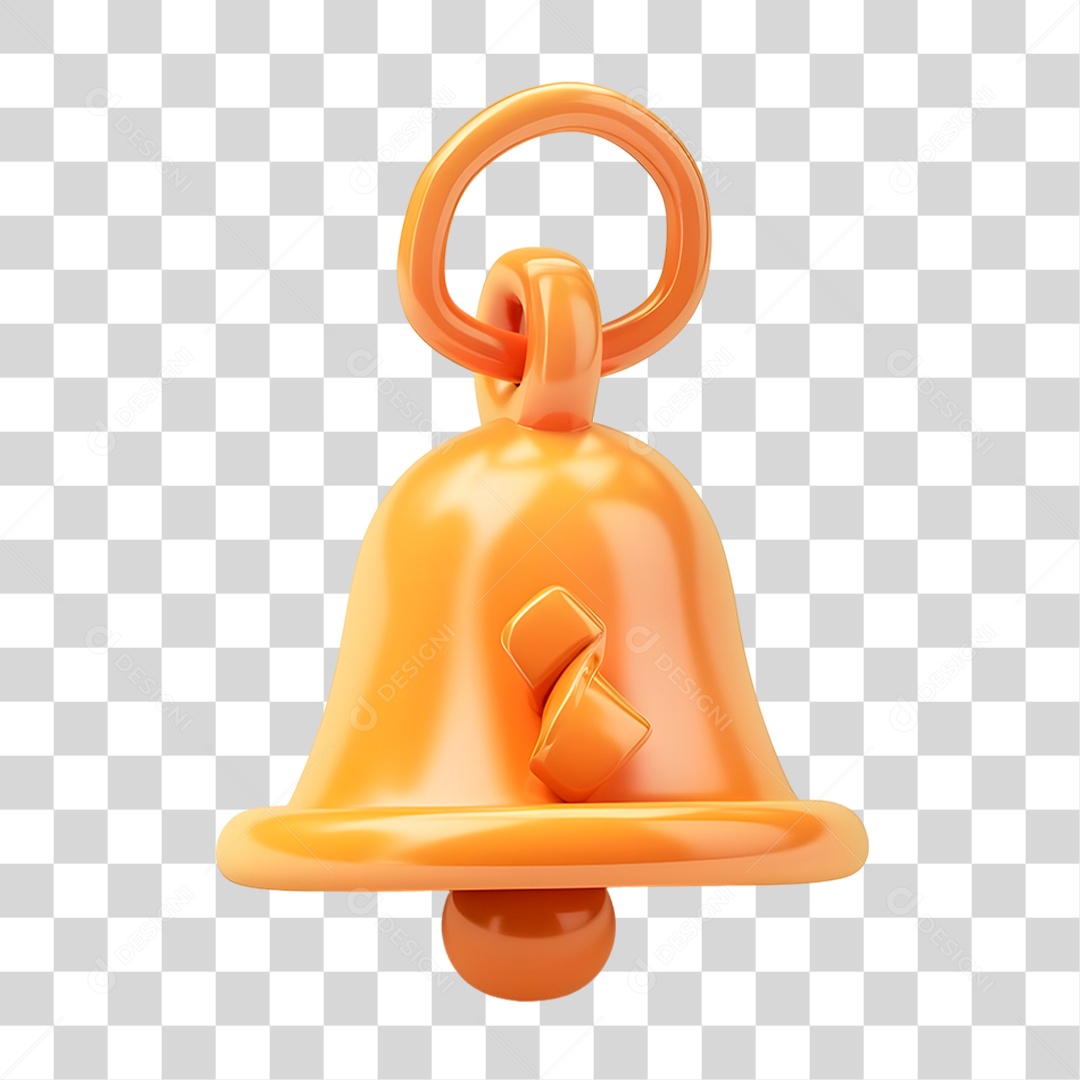 Sino Dourado PNG Transparente