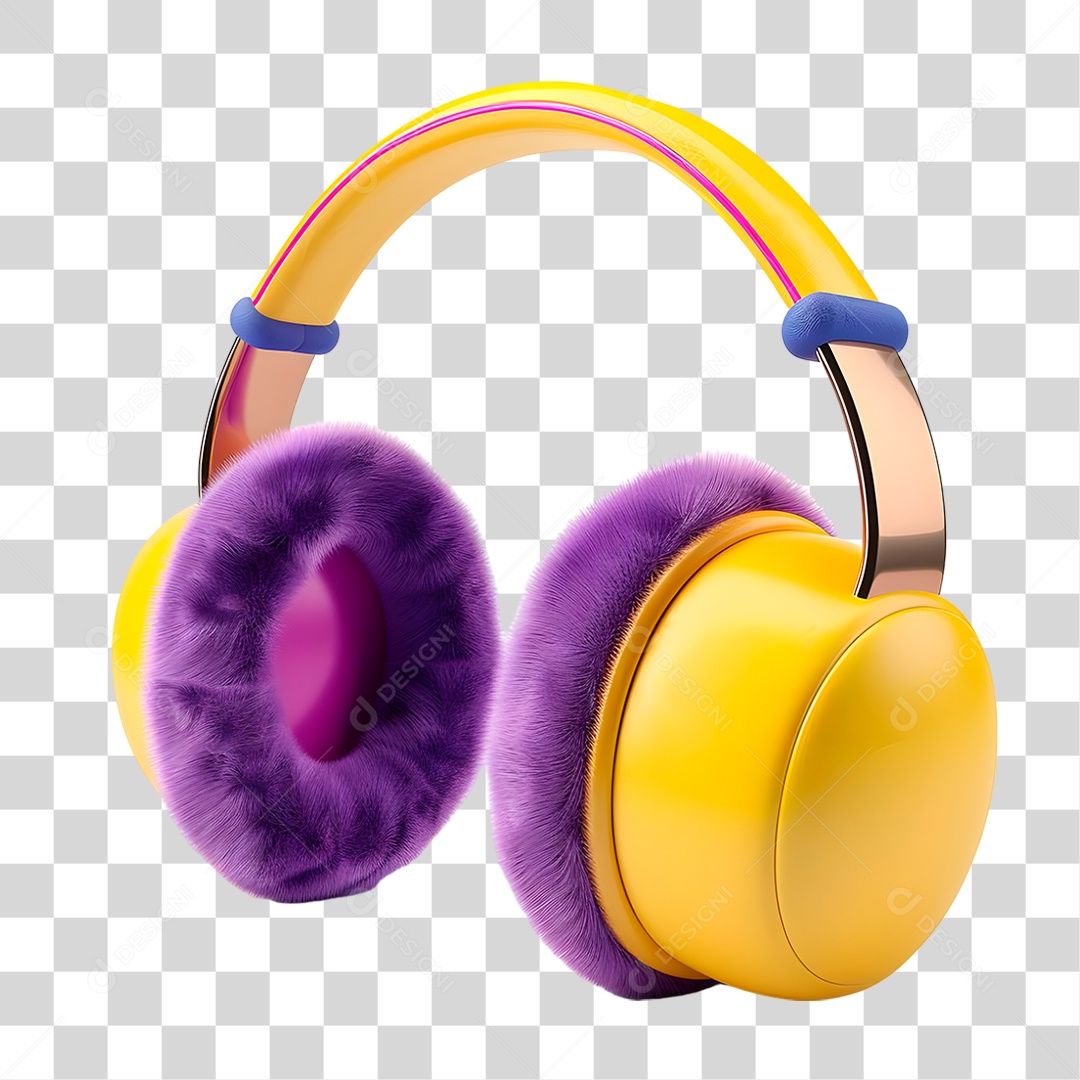 Fone de Ouvido PNG Transparente