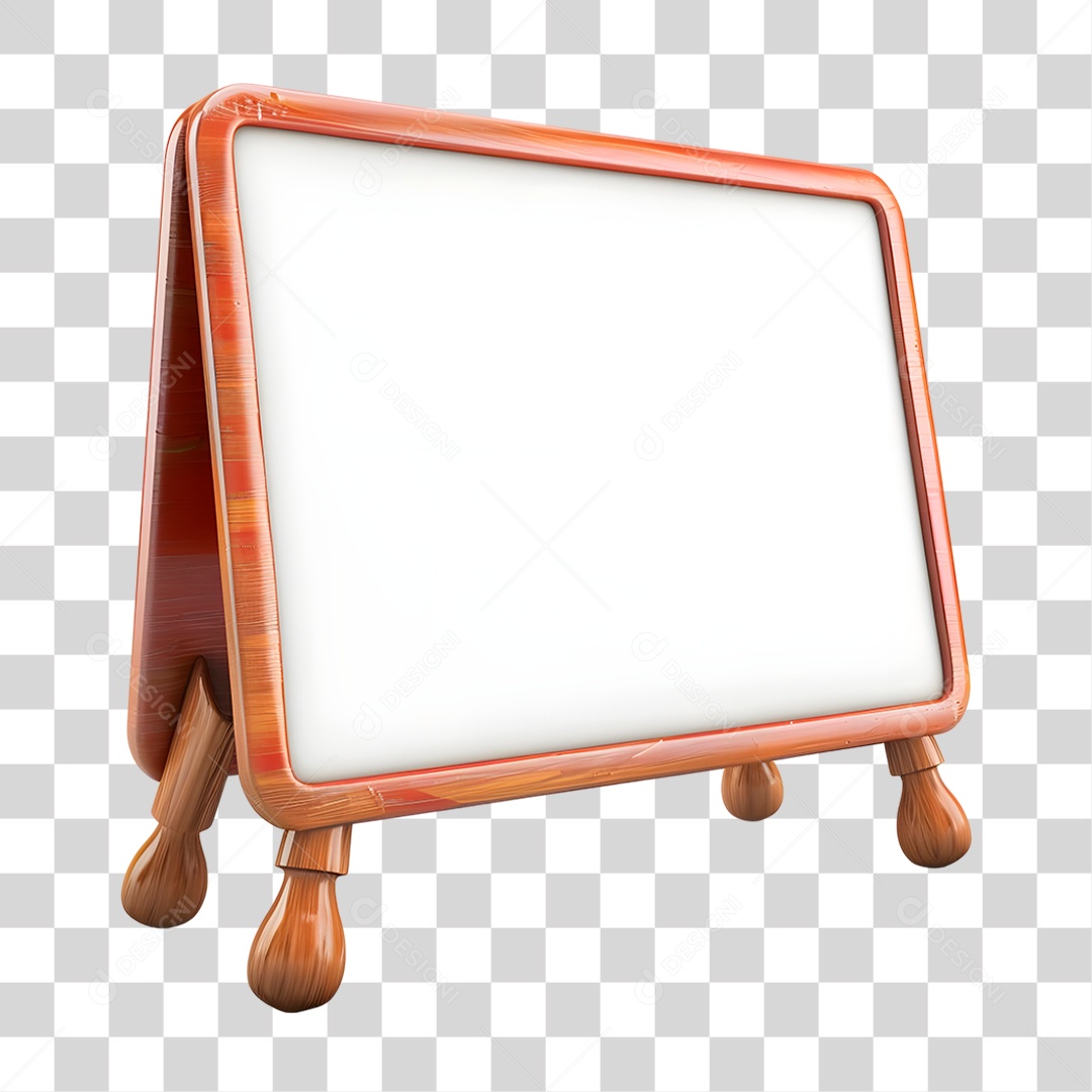 Quadro Branco PNG Transparente