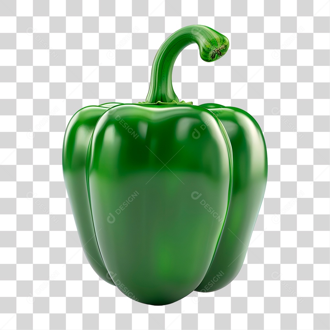 Pimentão Verde PNG Transparente