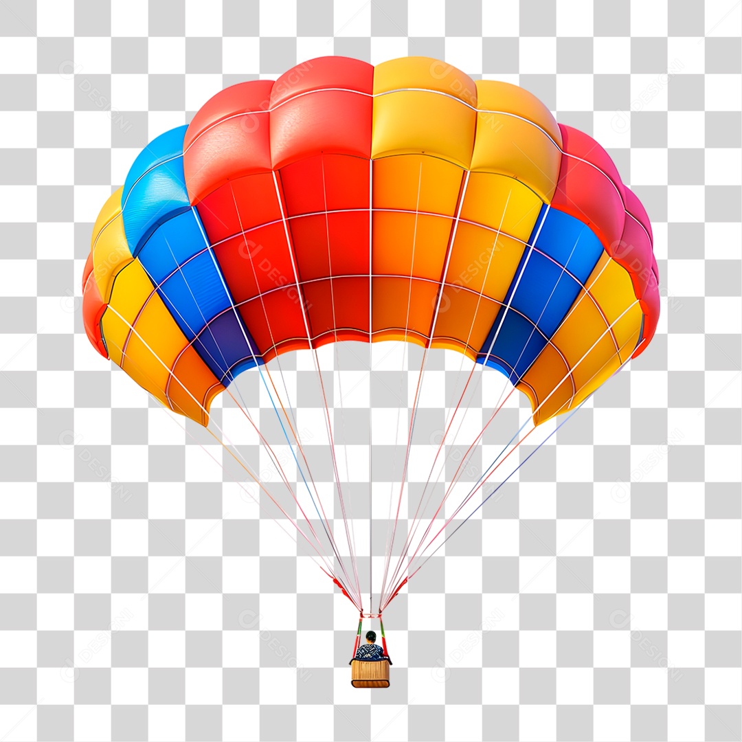 Balão de Ar Quente PNG Transparente