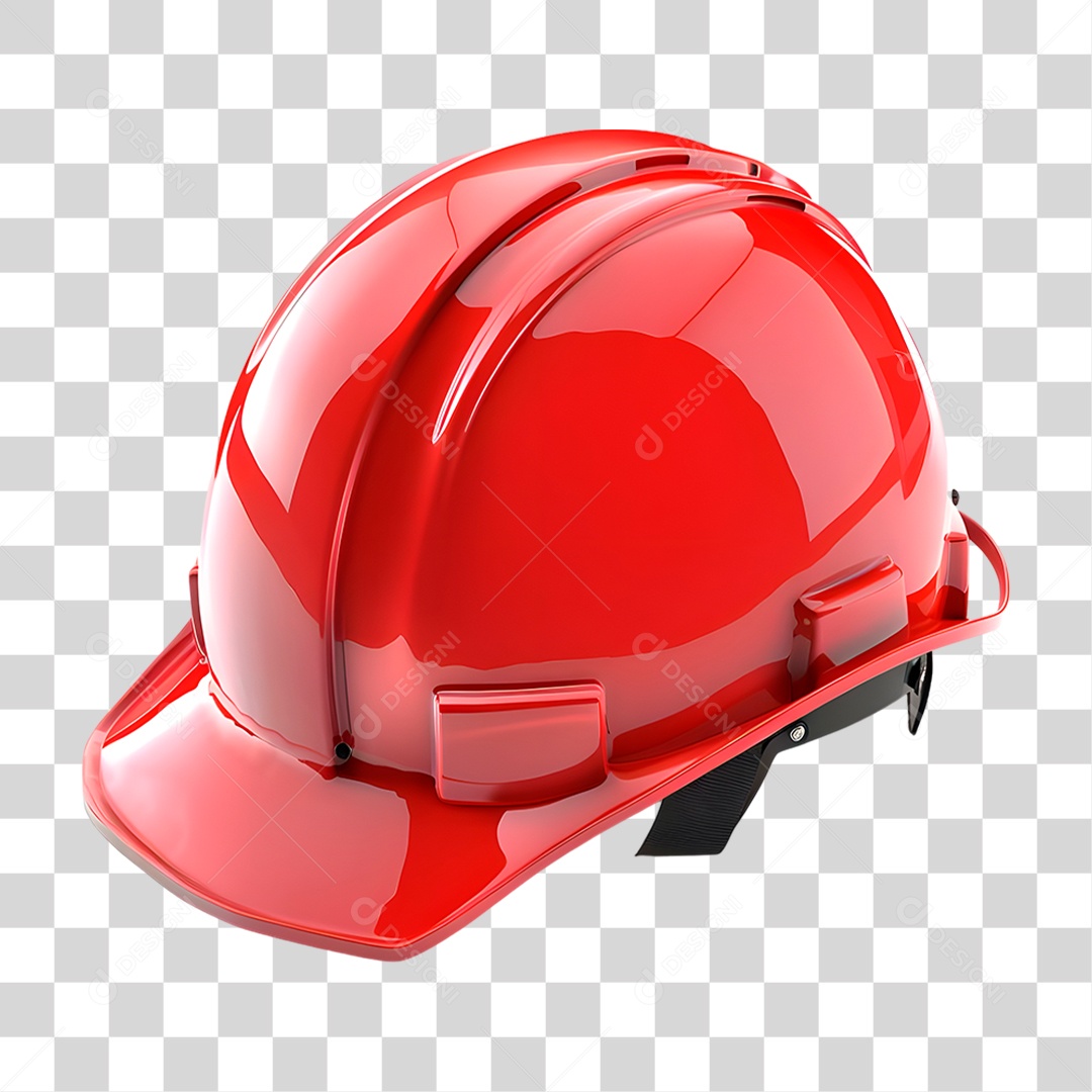 Capacete Vermelho PNG Transparente
