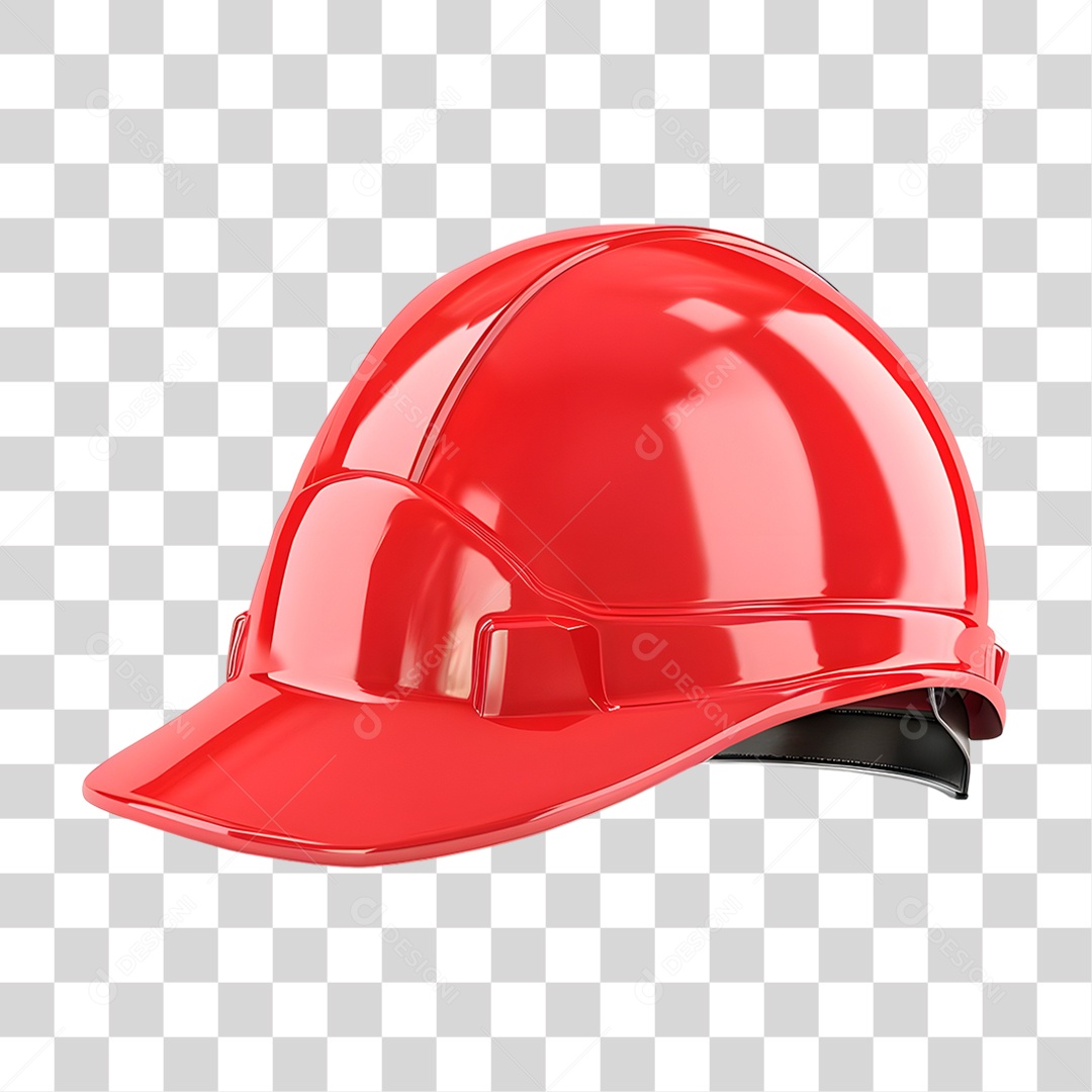 Capacete Vermelho PNG Transparente