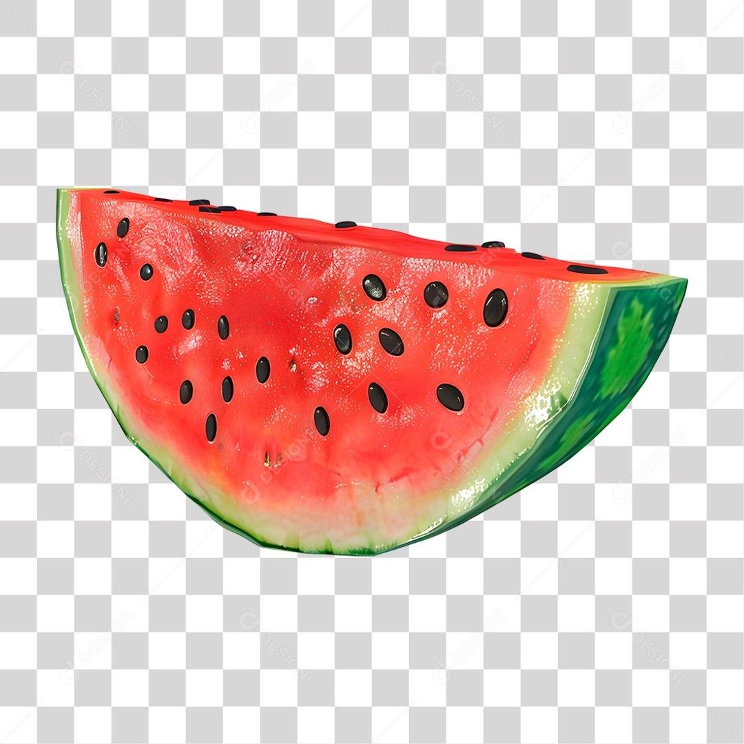 Fatia de Melancia PNG Transparente