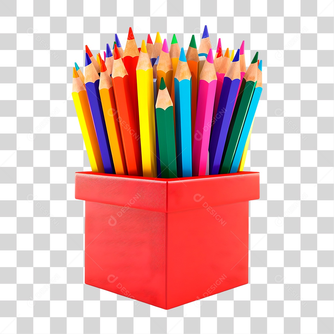 Lápis de Cor PNG Transparente