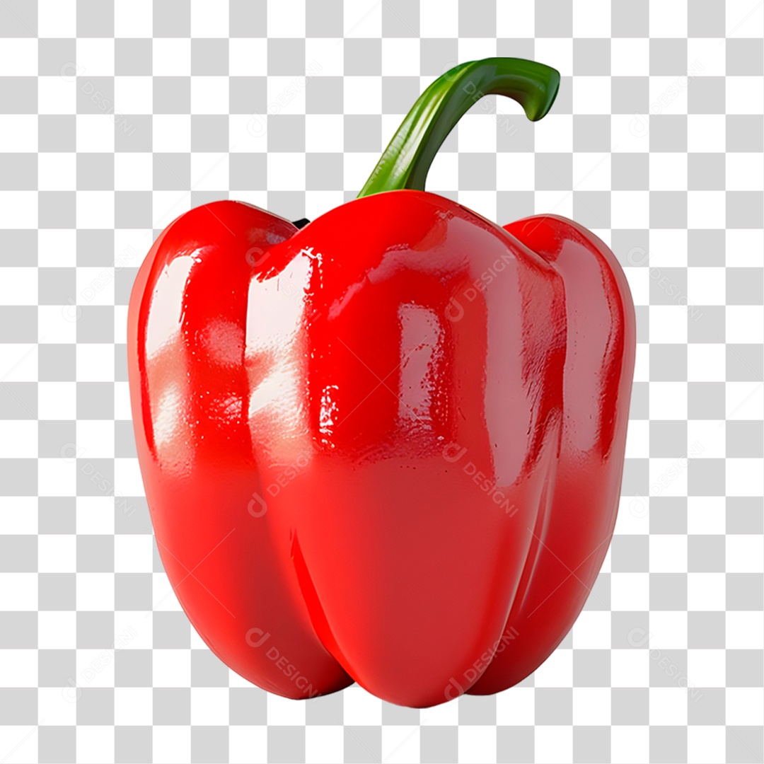 Pimentão Vermelho PNG Transparente