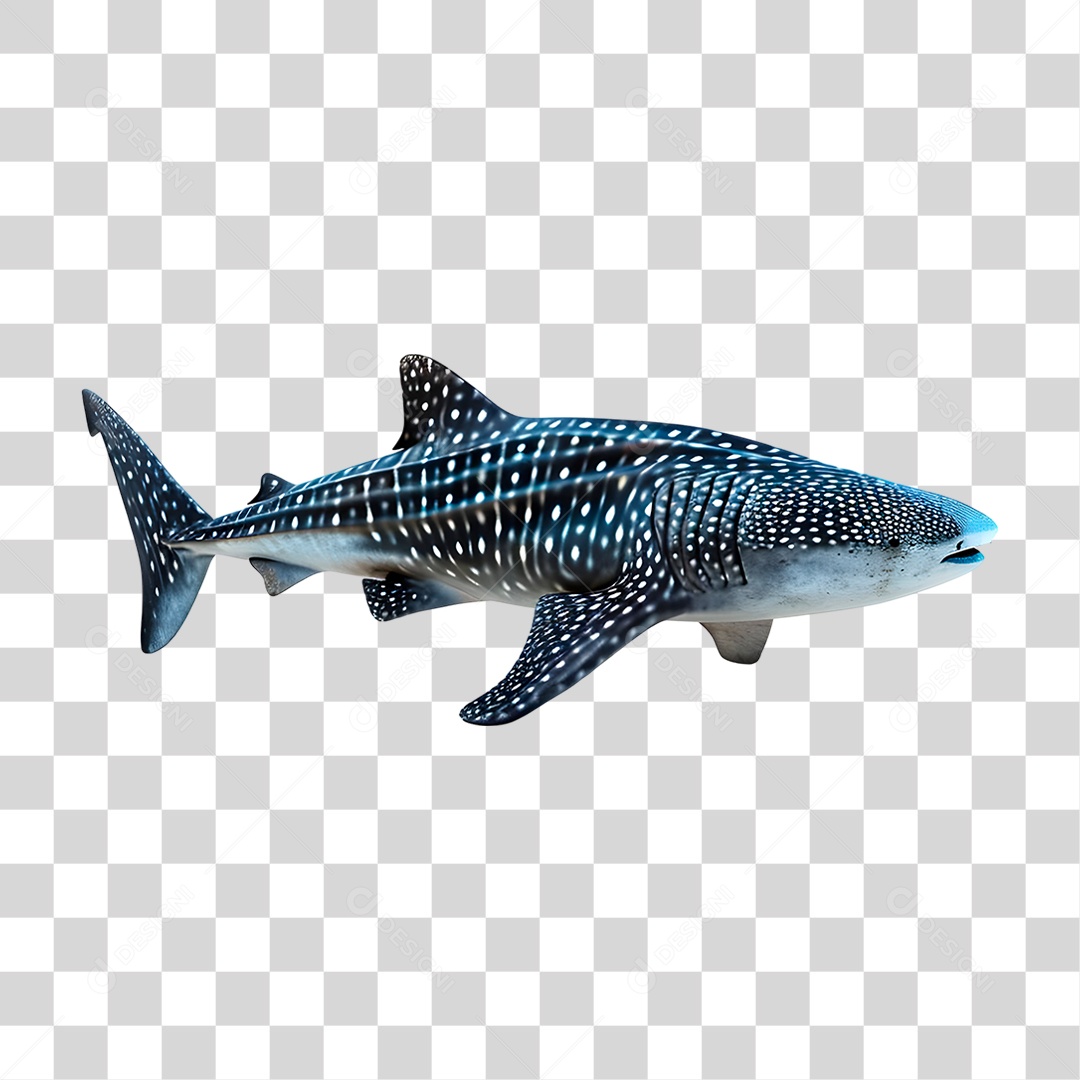 Tubarão Baleia PNG Transparente