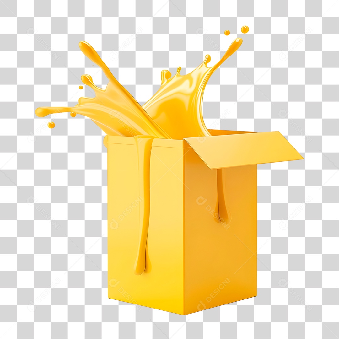 Caixa de Tinta PNG Transparente