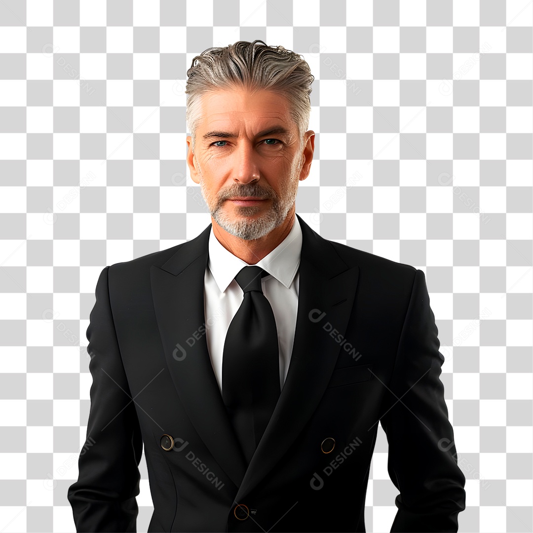 Homem de Terno PNG Transparente