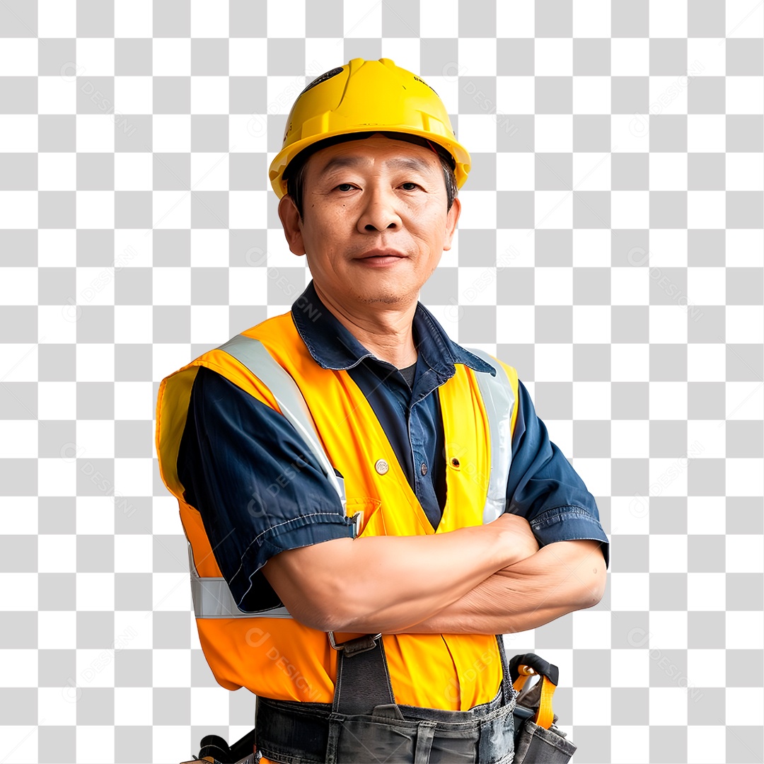 Trabalhador de Capacete PNG Transparente