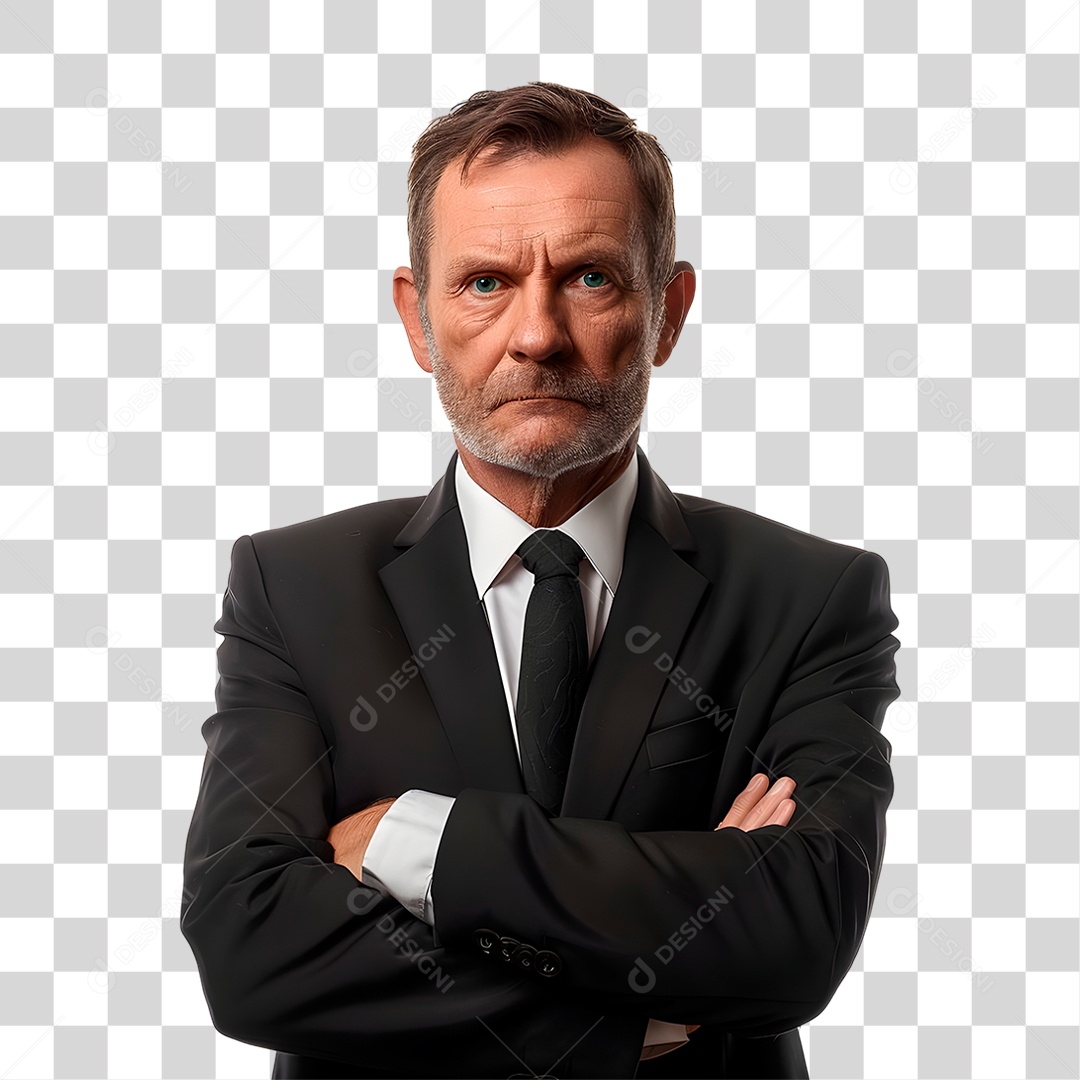 Homem de Terno PNG Transparente