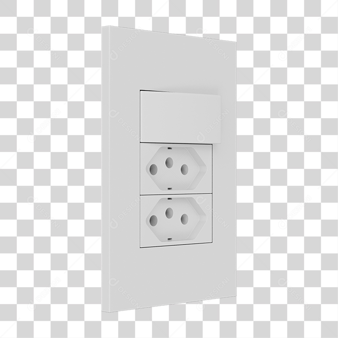 Interruptor e Tomada PNG Transparente