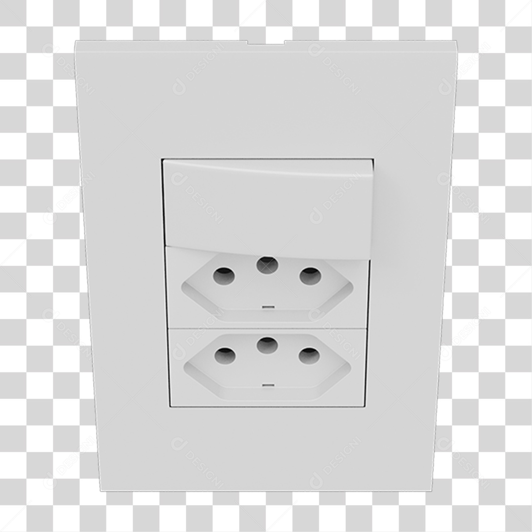 Interruptor e Tomada PNG Transparente