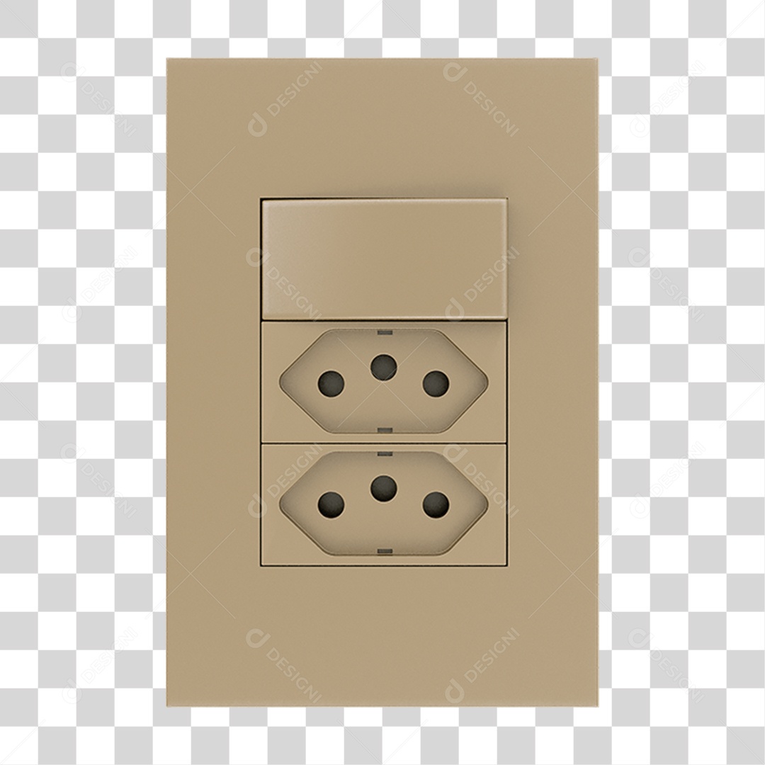 Interruptor e Tomada PNG Transparente
