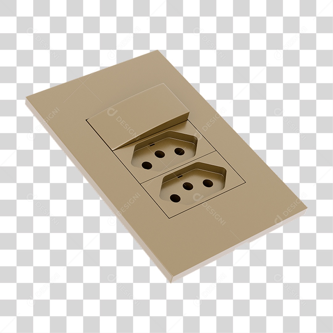 Interruptor e Tomada PNG Transparente