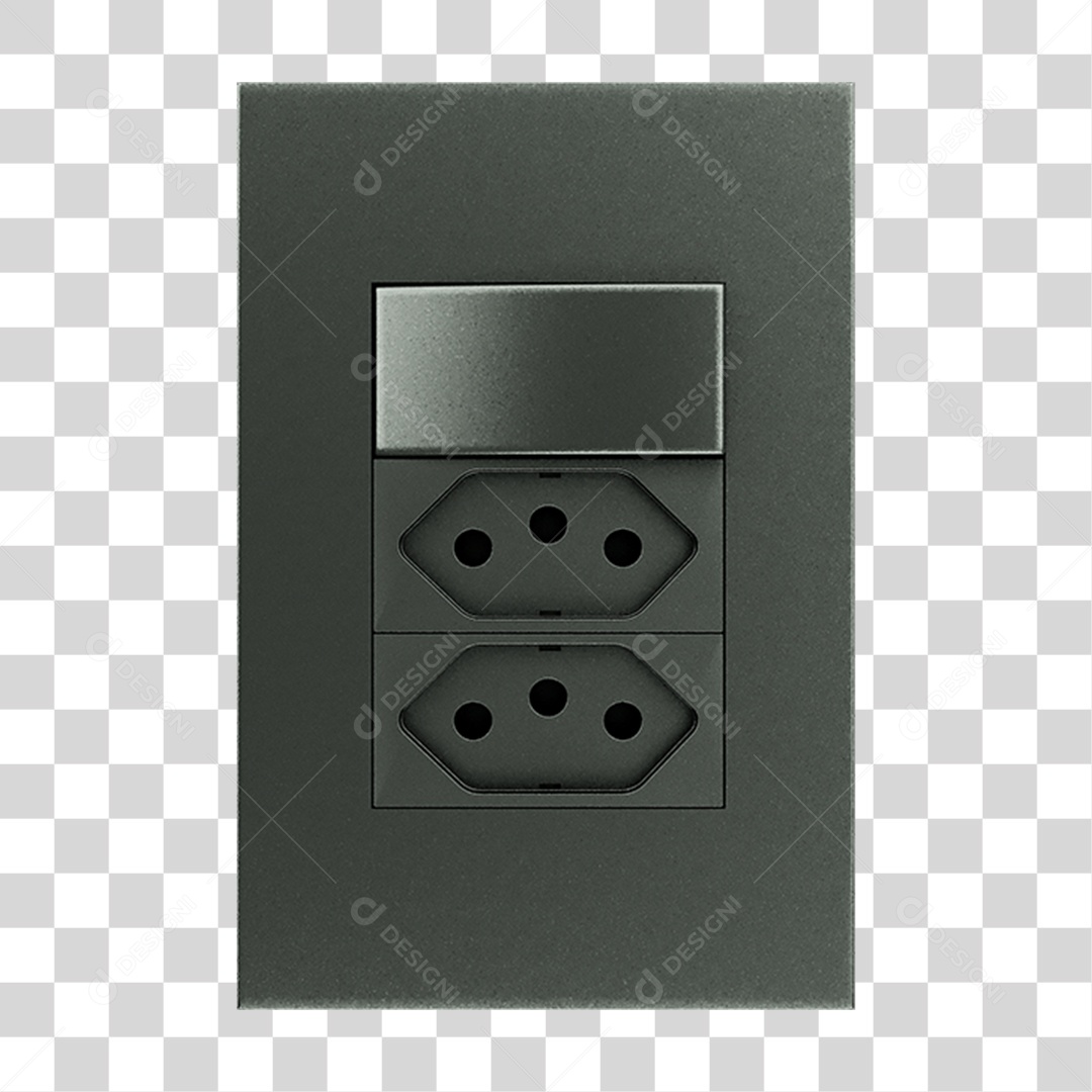 Interruptor e Tomada PNG Transparente