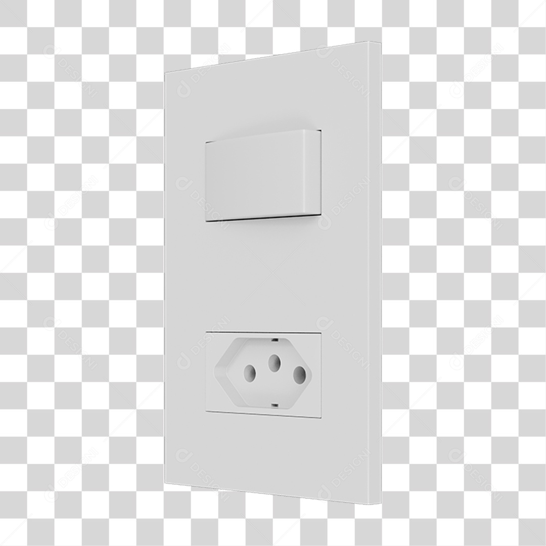 Interruptor e Tomada PNG Transparente
