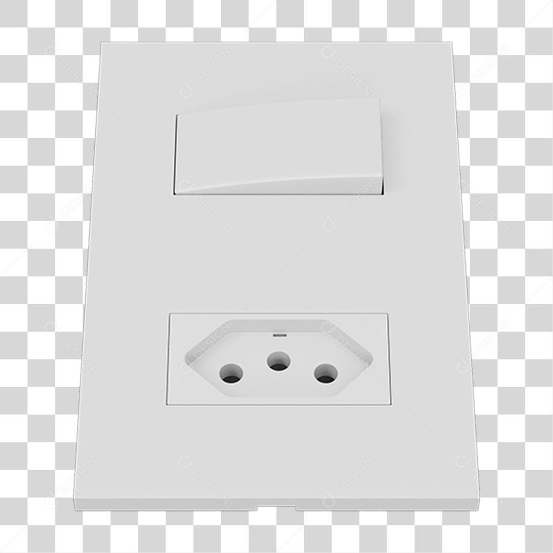 Interruptor e Tomada PNG Transparente