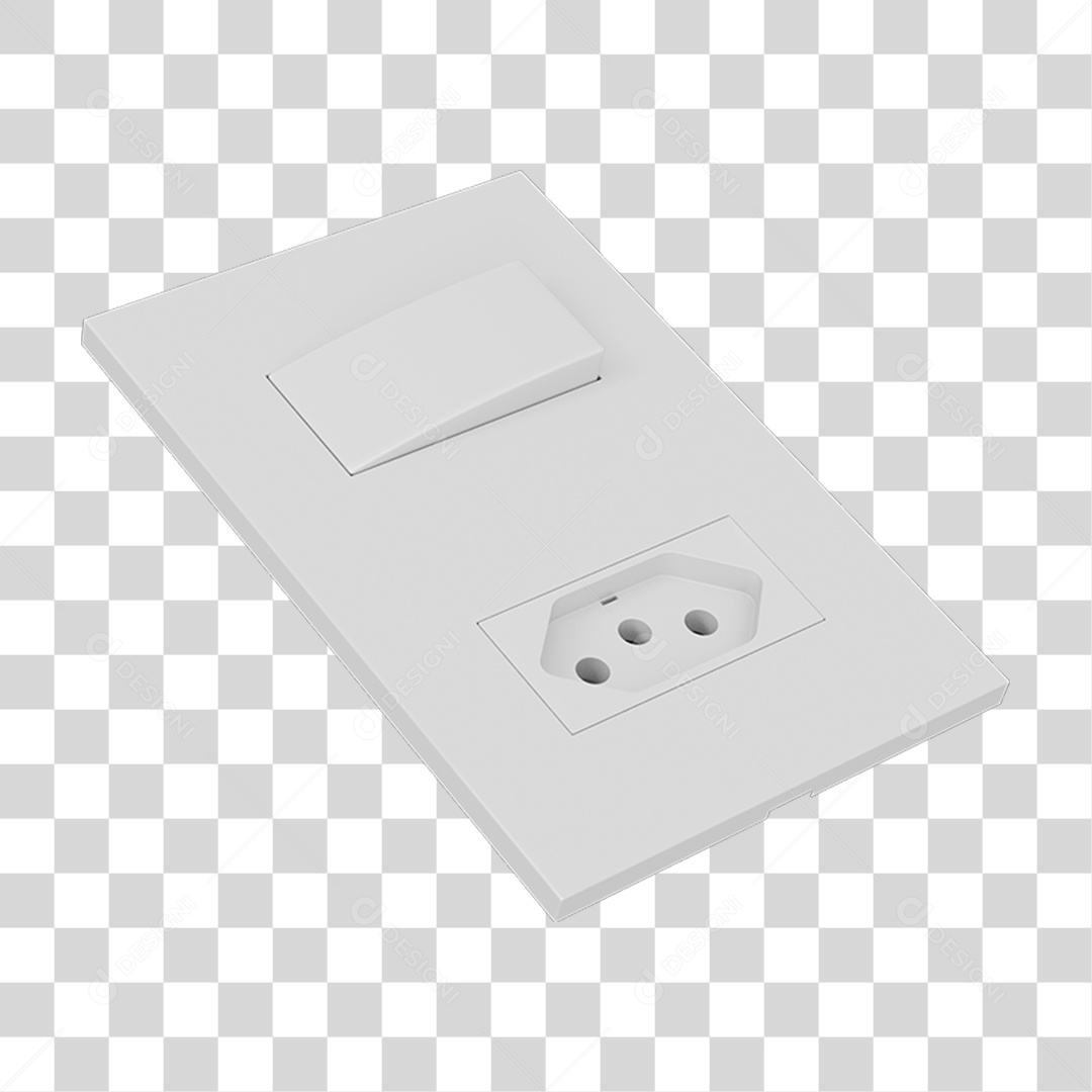 Interruptor e Tomada PNG Transparente