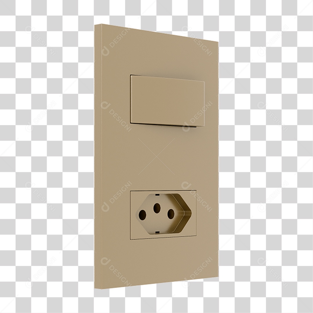 Interruptor e Tomada PNG Transparente