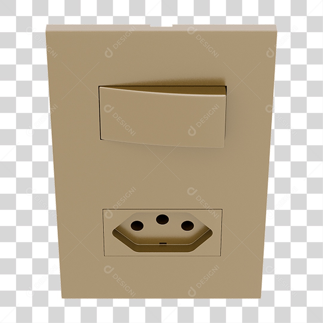 Interruptor e Tomada PNG Transparente